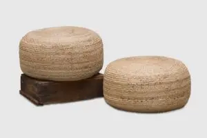 All Roads Large Pouf