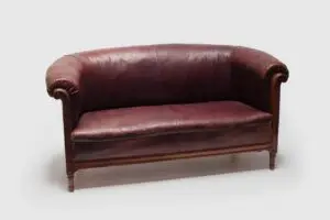 Denmark Leather Settee