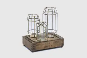 Kirkham Gold Hex Lanterns