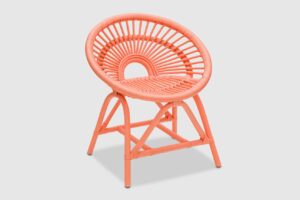 Rainbow Kids Chairs-Coral