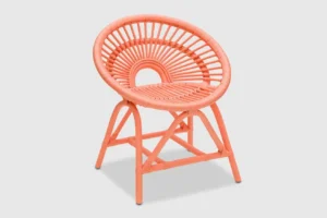 Rainbow Kids Chairs-Coral