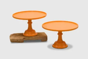 Orange Cake Stands