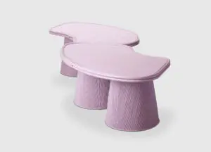 Serpentine Kids Table-Purple