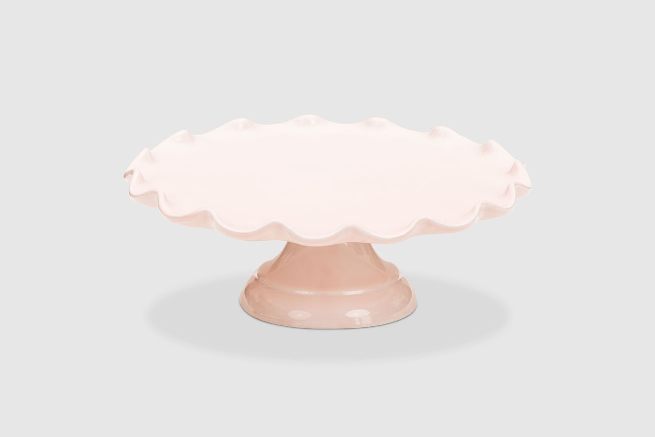 Pink Ruffle Cake Stands