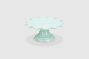 Light Blue Ruffle Cake Stand